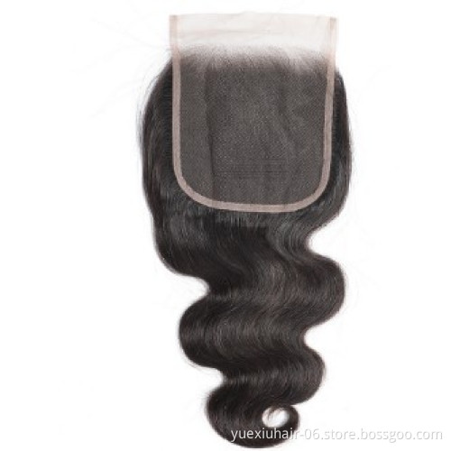 4*4 HD lace closure Remy Hair Brazilian 100% Human Hair closure